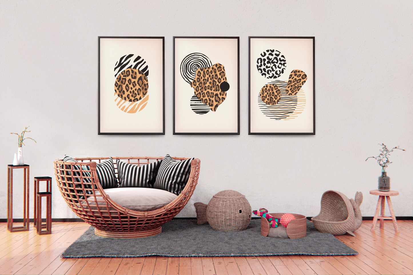 Magical Tiger Wall Set