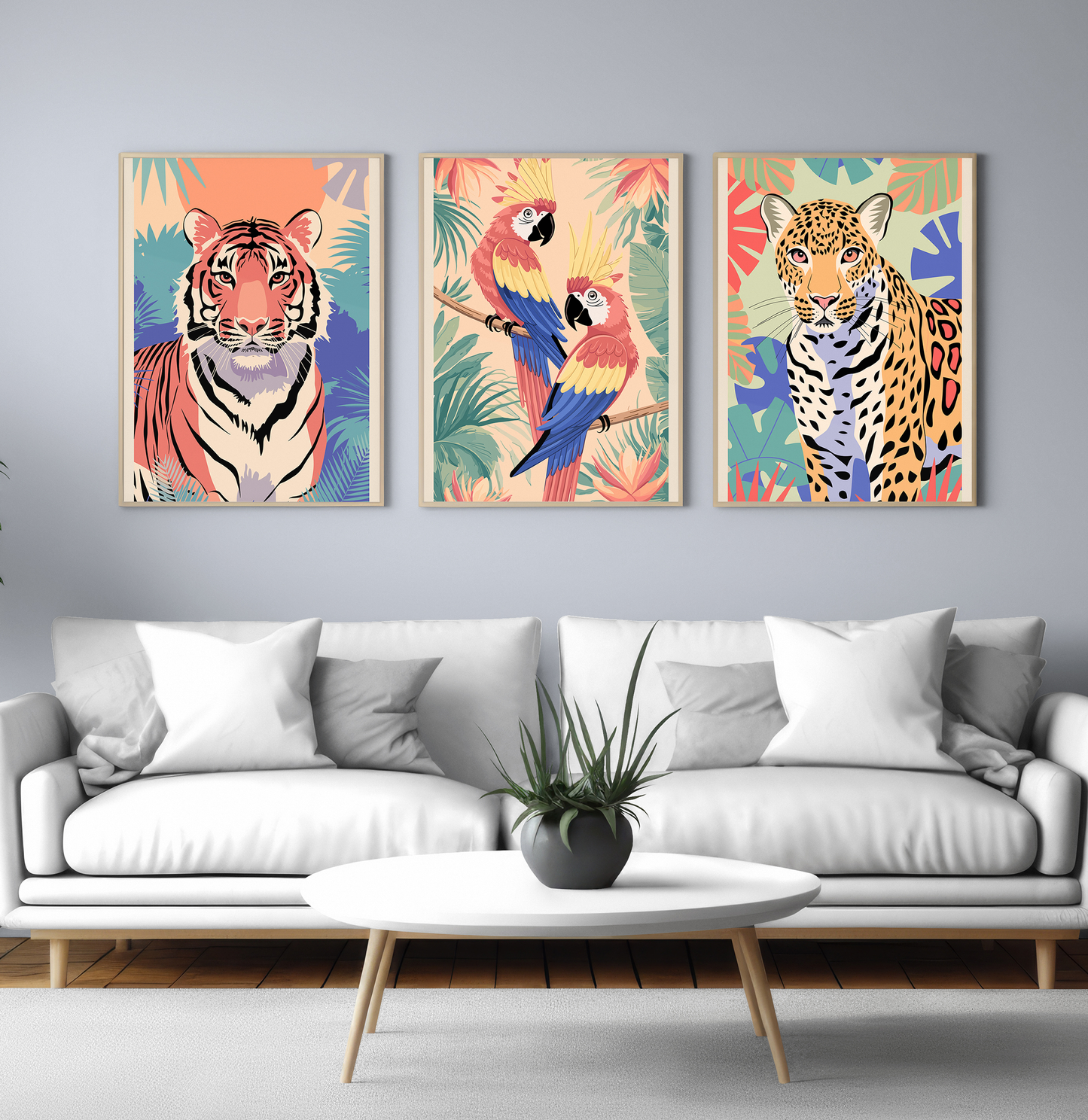 Jungle Lovers Wall Set