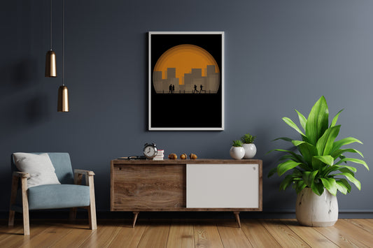 City Silhouettes at Dusk