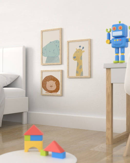 Friends Zoo Wall Set