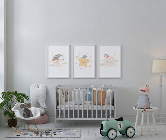 Sleepy Stars Wall Set