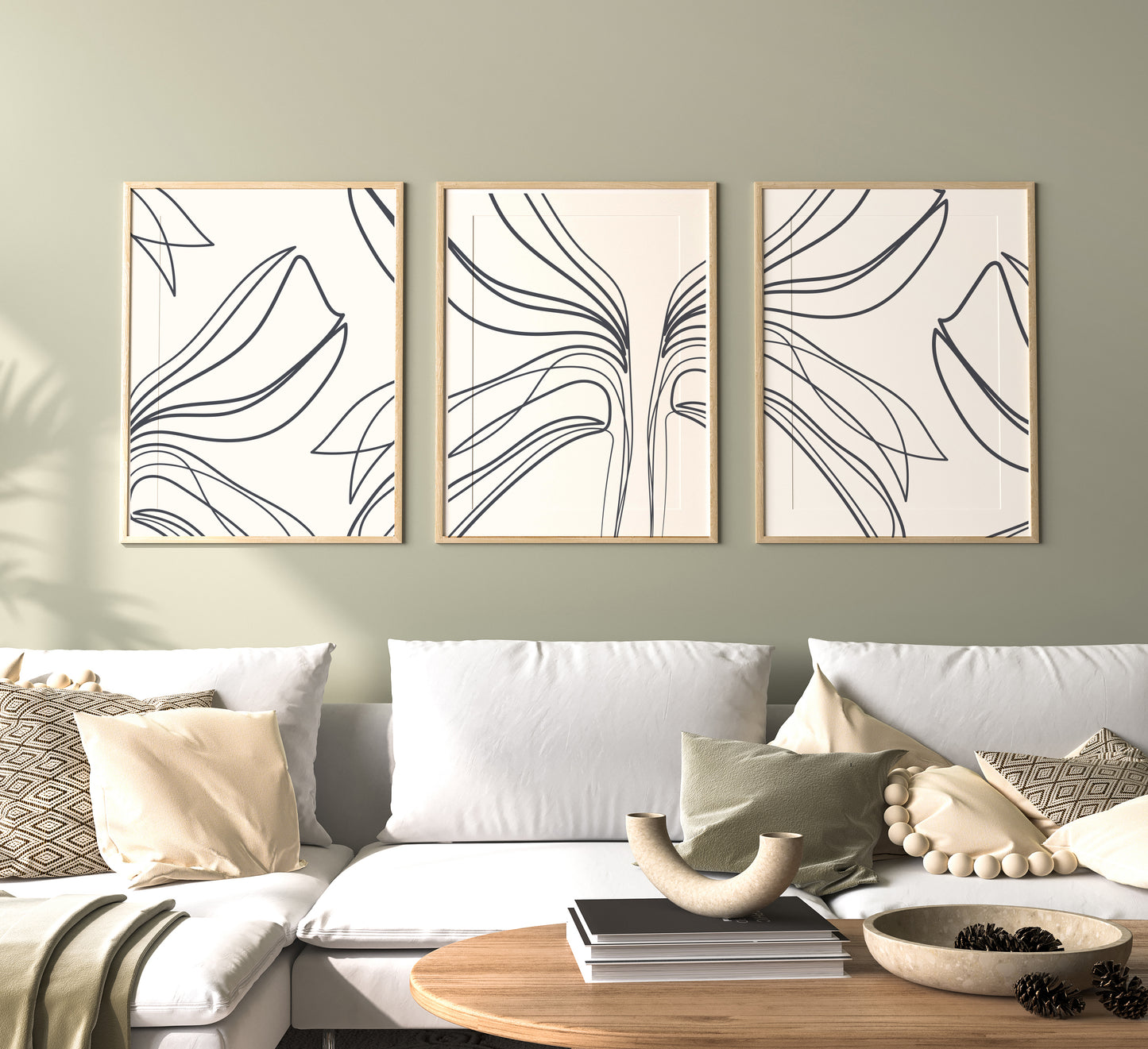 Flowers in December Wall Set