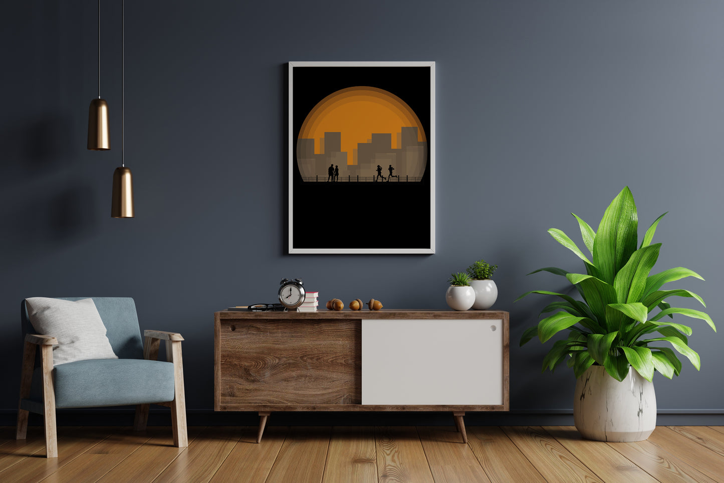 City Silhouettes at Dusk