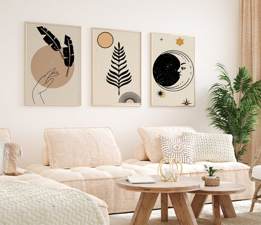 The moon is too close Wall Set